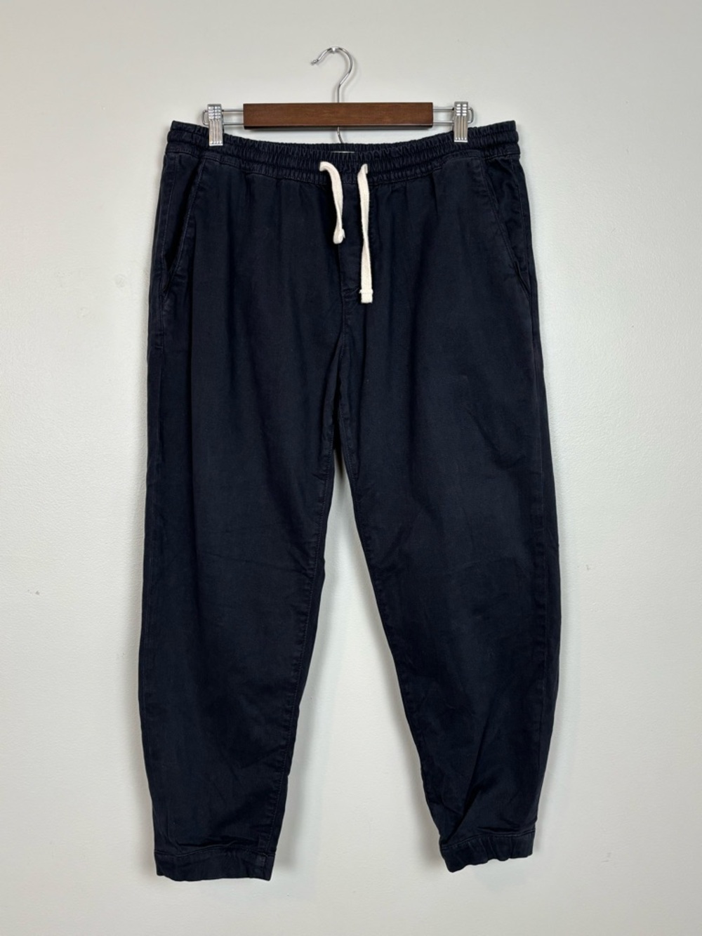 Marine Layer Mens Saturday Slim‎ Fit Jogger Pants in Blue Size XL Drawstring
